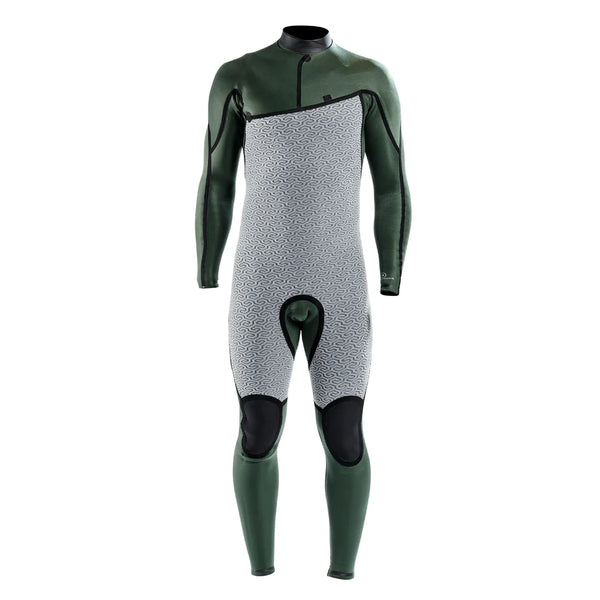 Adelio Connor 5/4 Deluxe Hooded Black Steamer Wetsuit