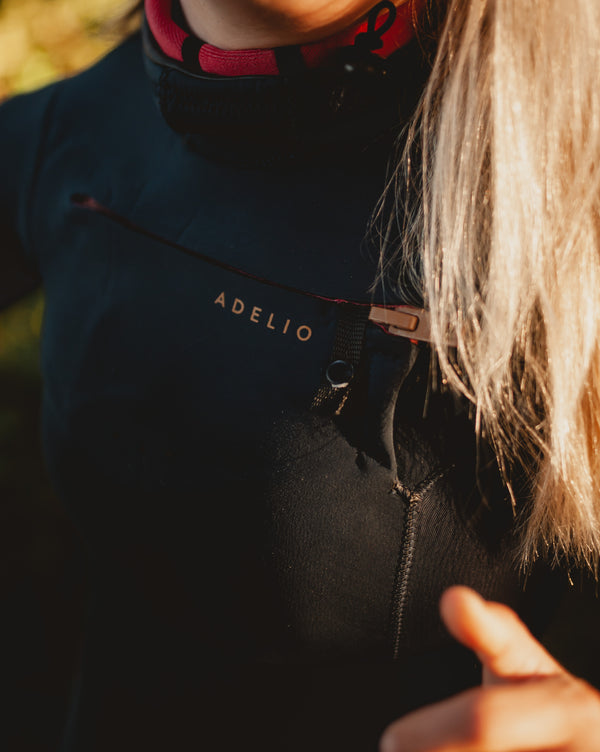 Brinkley Womans Hooded 4/3 Full Wetsuit Ink Blue