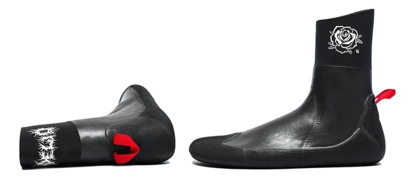 Adelio x Sketchy Tank 5 MM Dipped Wetsuit Bootie
