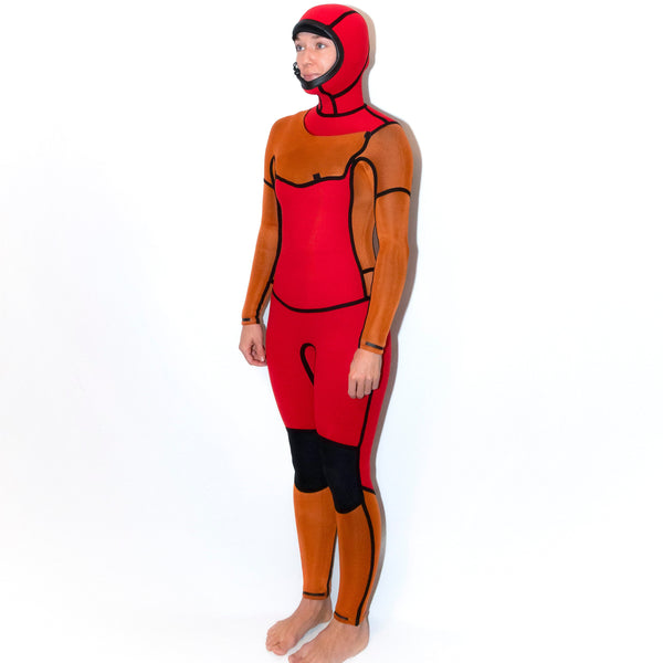Adelio Womans 5/4 Hooded Harper Steamer Wetsuit