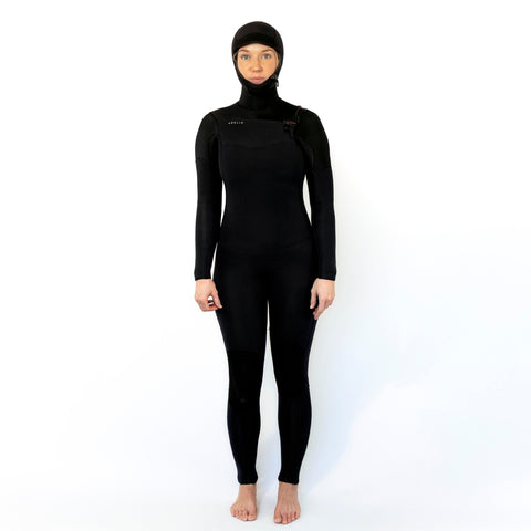 Adelio Womans 5/4 Hooded Harper Steamer Wetsuit