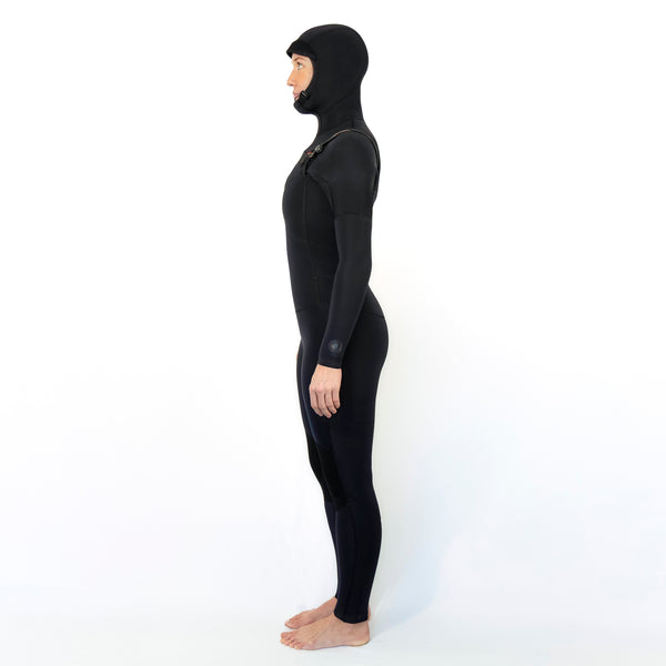 Adelio Womans 5/4 Hooded Harper Steamer Wetsuit