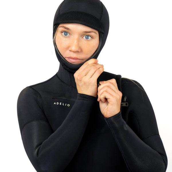 Adelio Womans 5/4 Hooded Harper Steamer Wetsuit